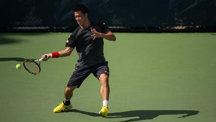 Kei Nishikori remains on course for a third Japan Open title