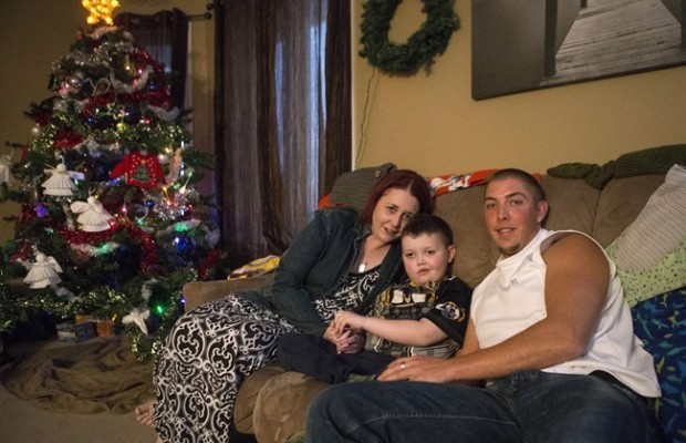 Town holds 'Christmas in October' for terminally ill boy