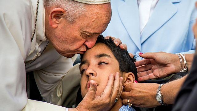 Pope Francis with Michael Keating