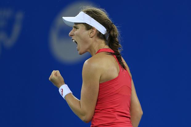 Konta launched an astonishing fightback from 5-1 down in the third Zhong Zhi