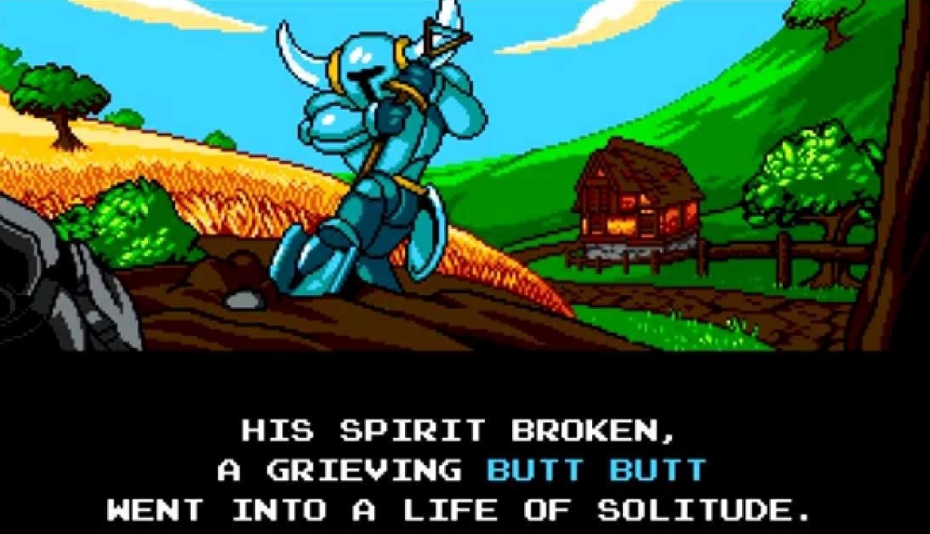 Shovel Knight Butt Mode