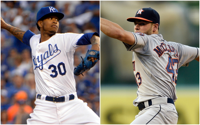 Yordano Ventura and Lance Mc Cullers will be squaring off in Game 4 of the ALDS in Houston