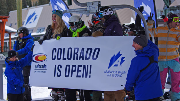 It's snowtime! Loveland kicks off Colorado's ski season with a pre-Halloween