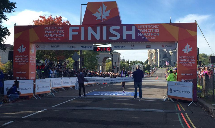 Dominic Ondoro, Serkalem Abraha Win Twin Cities Marathon