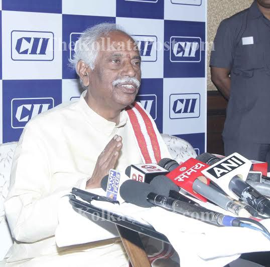 Union Minister Bandaru Dattatreya addressing a press conference after a CII event in Kolkata on Tuesday dated Oct 13 2015