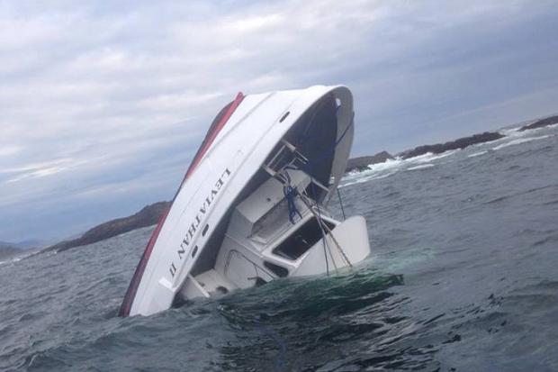 An investigation is underway into how the Leviathan II operated by Jamie’s Whaling Station could have sunk