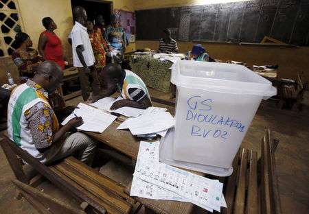 Polls close in peaceful Ivory Coast post-war presidential vote