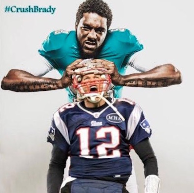 Dolphins LB trash talks Tom Brady on Twitter