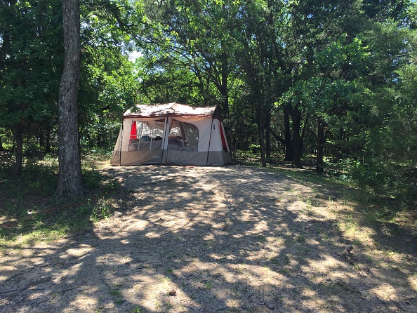 A camping site in Texas