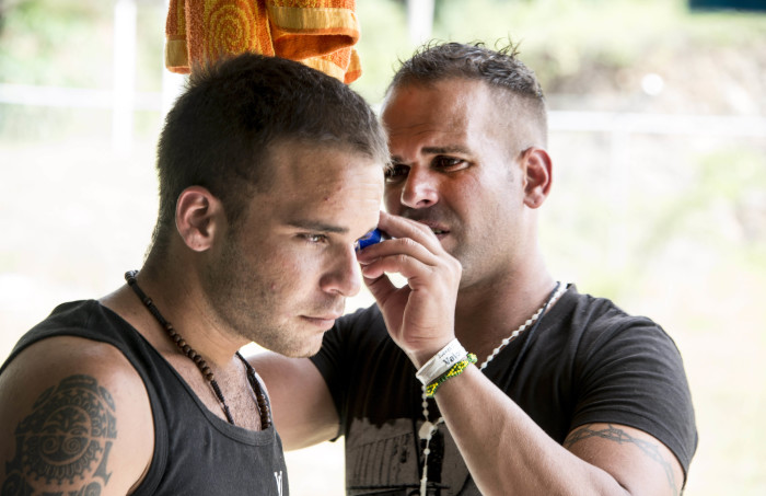 A haircut near the border in La Cruz Guanacaste Costa Rica.
Ezequiel Becerra  AFP