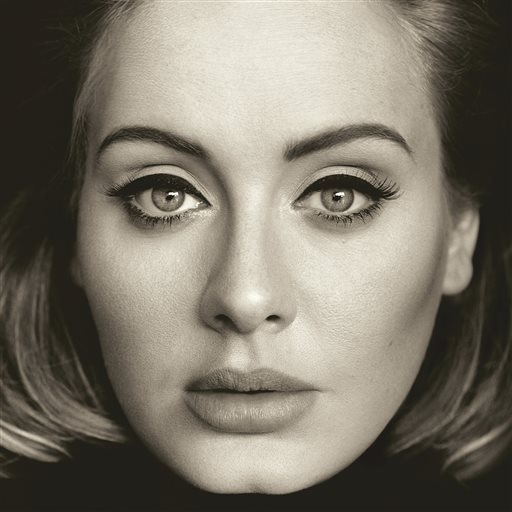 This CD cover image released by Columbia Records shows'25' the latest release by Adele. The singers hotly anticipated album is out Friday Nov. 20 2015