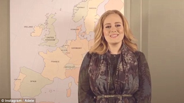 She IS touring! Adele has revealed she'll be touring in 2016 after previously denying that she would be and confessing that she finds it'lonely, revealing the news on Instagram