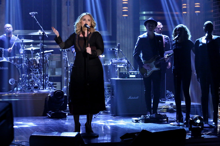 Adele performs 'Water Under the Bridge&#039 on 'The Tonight Show&#039