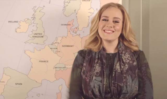 Adele To Go On UK And Europe Tour Year