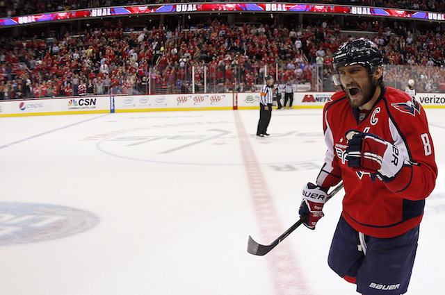 Alex Ovechkin made history on Saturday night with his 483rd career goal