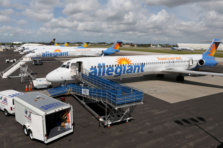 Allegiant’s flights to Flint Mich. and Dayton Ohio are expected to carry 37,000 passengers annually to Tampa Bay the company said. Allegiant now flies to 49 cities from St. Pete-Clearwater which is the fastest-growing airport in the Allegiant