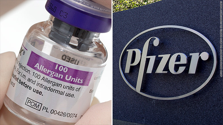 Allergan and Pfizer are reportedly in takeover talks