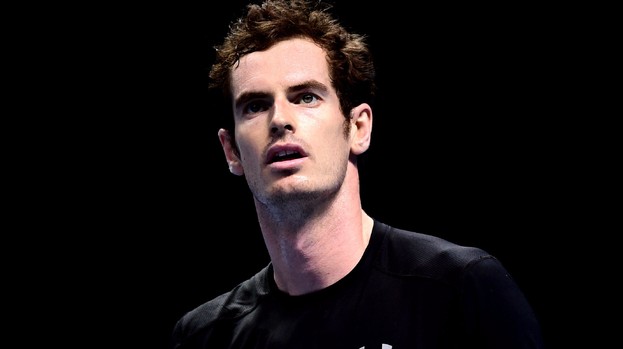 Andy Murray was unhappy with his serve in the defeat to Rafael Nadal