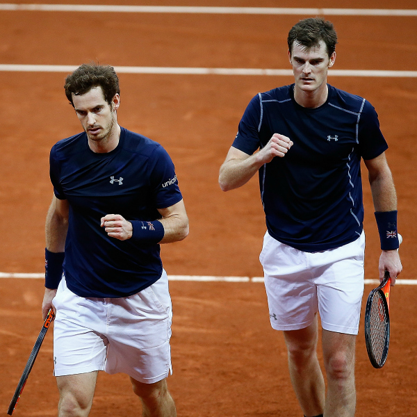 Andy Murray and Jamie Murray