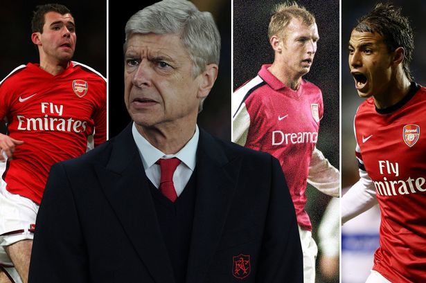 Arsene Wenger and some of his more forgettable bargains