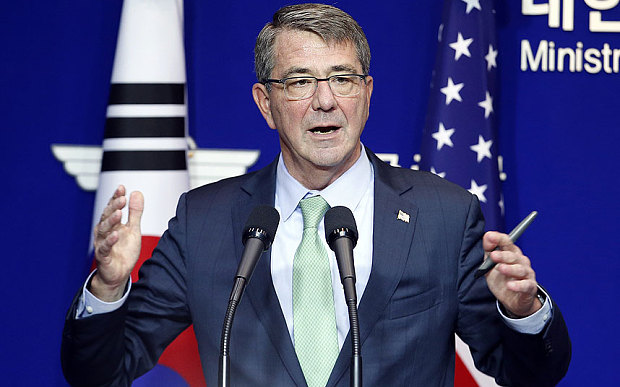 US Secretary of Defense Ashton Carter