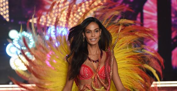 Lily Aldridge & Joan Smalls Stun in Attractive Lingerie at Victoria's Secret 