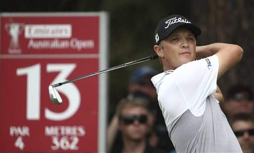 Spieth has 71 at Australian Open, trails early leader by 5