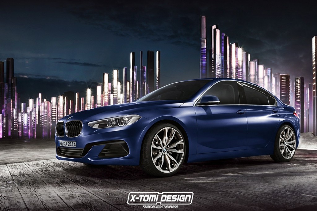 Rendering shows possible design of BMW Series Sedan image