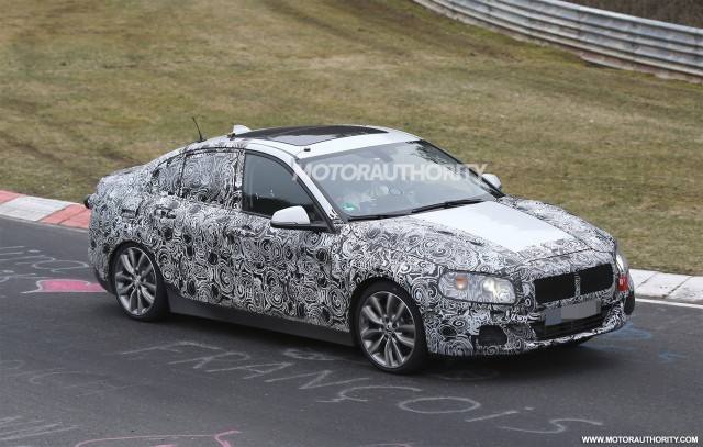 2017 BMW 1 Series sedan spy shots- Image via S. Baldauf  SB-Medien