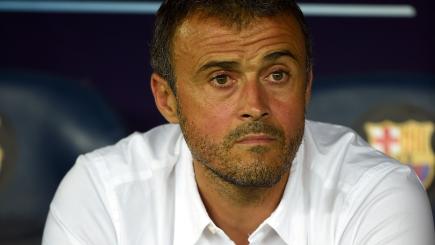 Luis Enrique's Barcelona side face Roma on Tuesday night