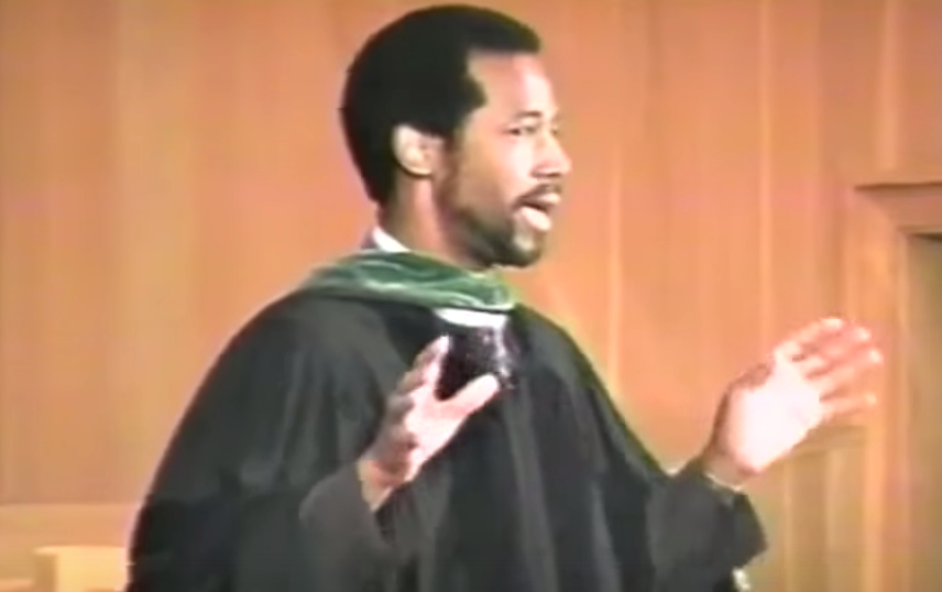 Ben Carson in 1998 screenshot via YouTube