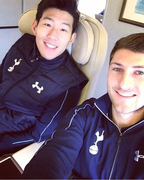 Ben Davies and Son Heung-min