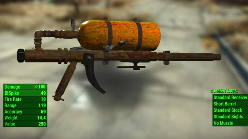 lowered weapons fallout 4