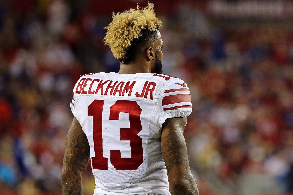 Odell Beckham slams down Alterraun Verner after interception (Video)