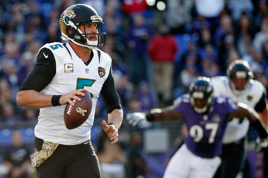 Blake Bortles is developing nicely in his second season as Jacksonville’s starter