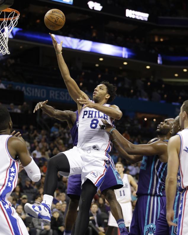 Jahlil Okafor says he's embarrassed after he got into a street fight in Boston on Wednesday