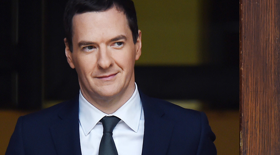 Britain's Chancellor of the Exchequer George Osborne