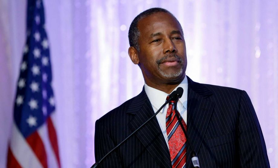 Republican presidential candidate Ben Carson speaks during the Black Republican Caucus of South Florida event benefiting the group's scholarship fund Friday Nov. 6 2015 in Palm Beach Gardens Fla