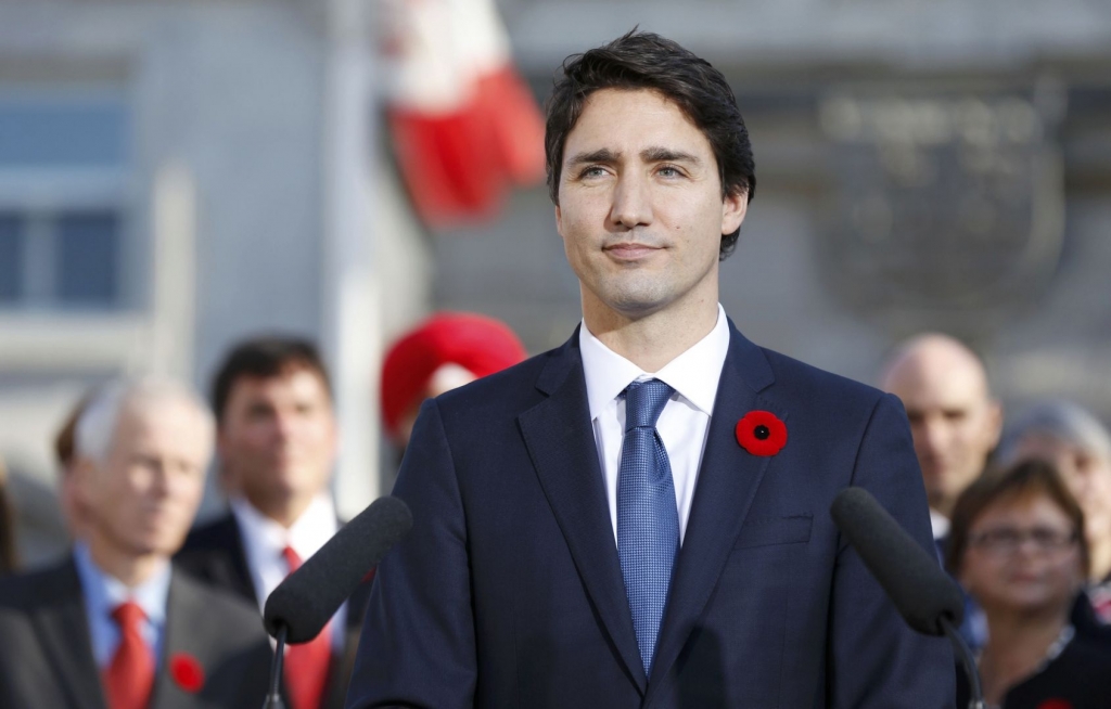 Justin Trudeau sworn in as prime minister of Canada