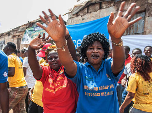 Celebrations in Freetown Sierra Leone when declared Ebola free