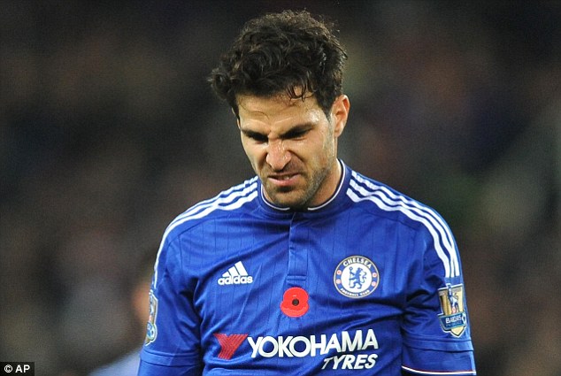 Cesc Fabregas who starred in Spain's win against England thinks Chelsea's season'is f***ed