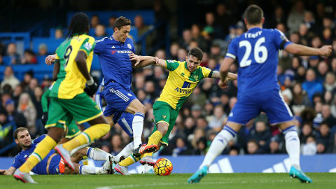 Chelsea overcome Norwich	
by
Setanta Staff, 21 November 2015