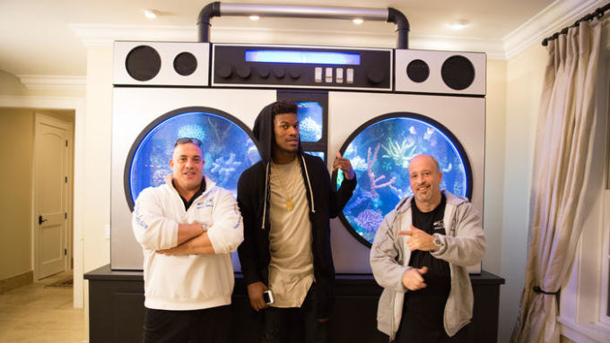 Jimmy Butler gets a giant boombox fish tank- Watch