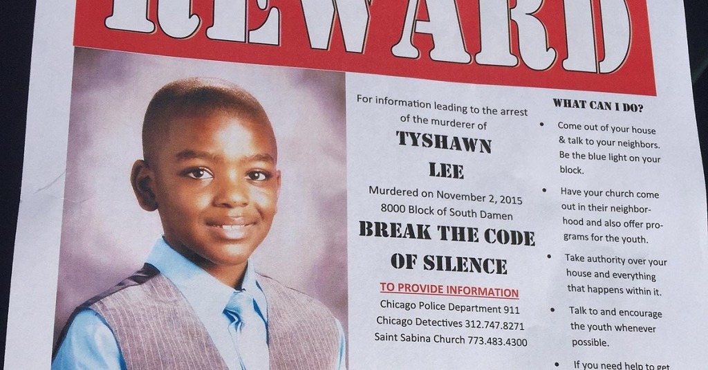 Chicago churches are offering an $11,000 reward for information leading to the arrest of the murderer of 9-year-old Tyshawn Lee