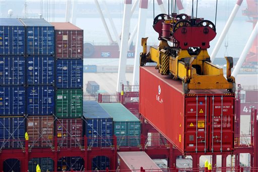 China imports fall again but US Fed banker calls for rate hikes to start