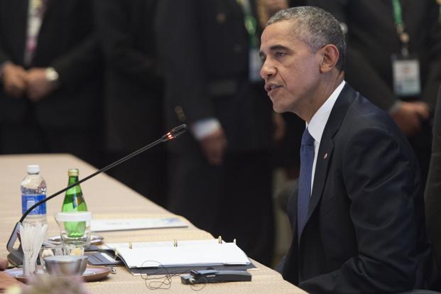 US President Barack Obama participates in the US-Asean Summit in Kuala Lumpur