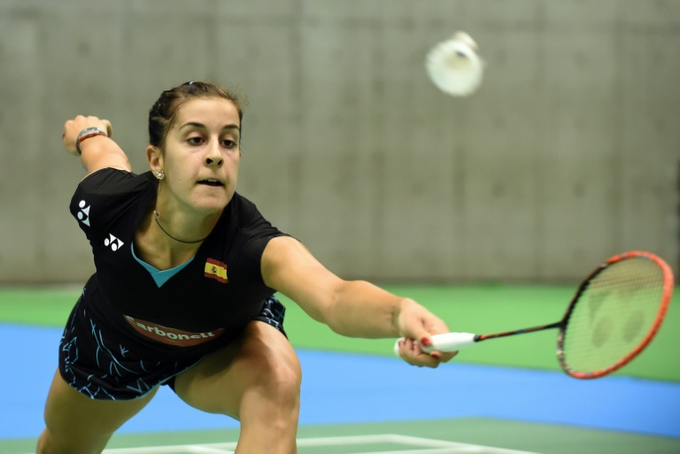 AFP  Toshifumi Kitamura Carolina Marin took 84 minutes- the longest match in the women's competition this year- to beat Nozomi Okuhara and win the Hong Kong Open