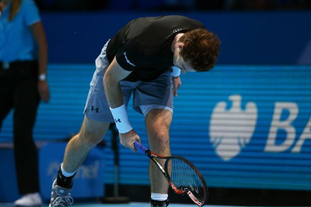 Rafael Nadal celebrating win over Andy Murray