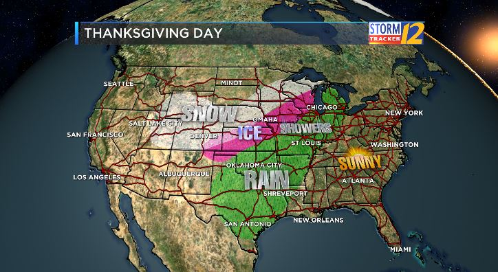 Warm up: Temp could hit 60 degrees by Thanksgiving