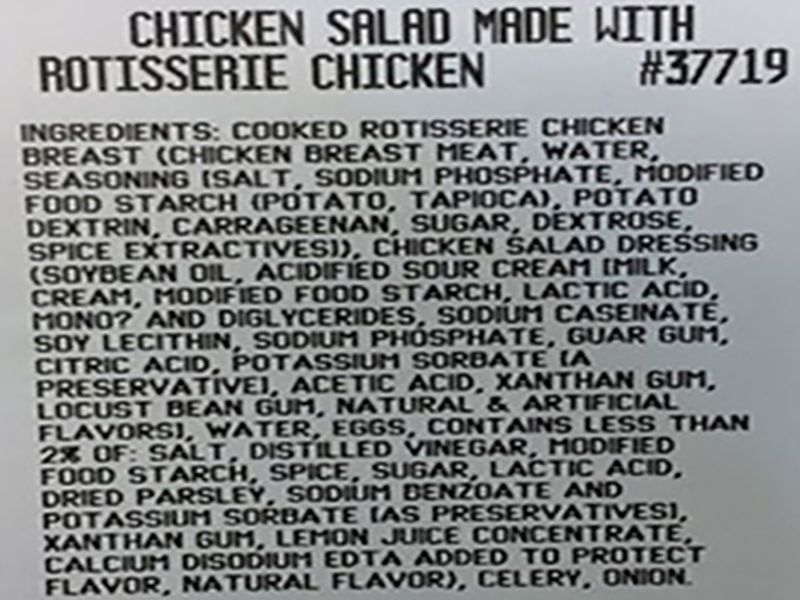 19 people ill in E. coli linked to Costco chicken salad